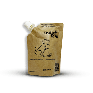 Recharge d'huile de chanvre Thilife de 100 ml, économique et écologique, pour chiens et chats.